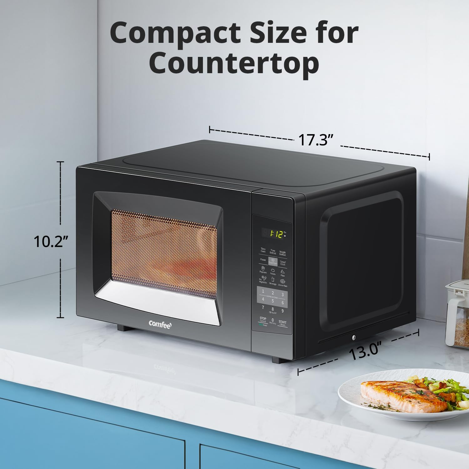 COMFEE countertop microwave oven