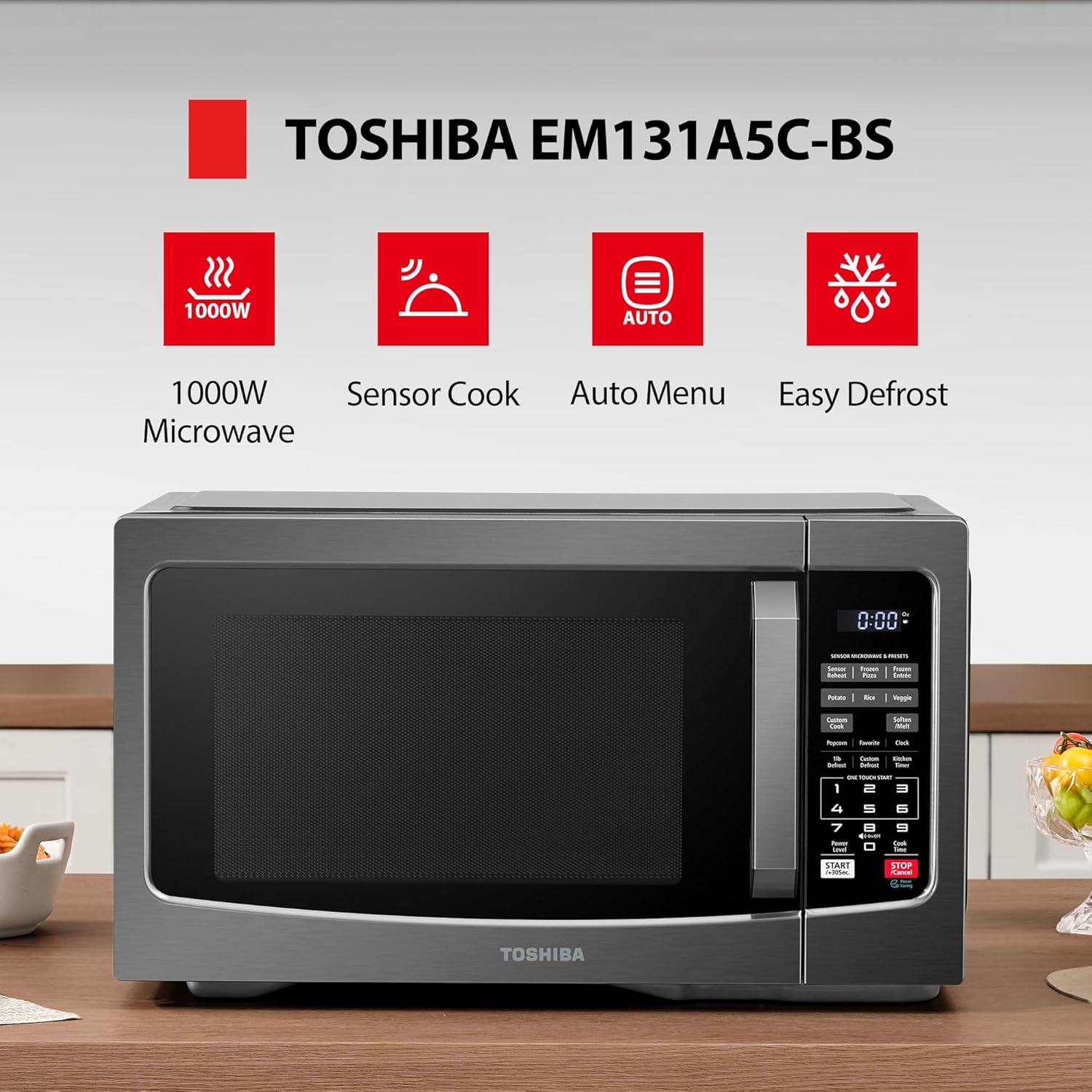 Toshiba EM131A5C BS Countertop Microwave Review
