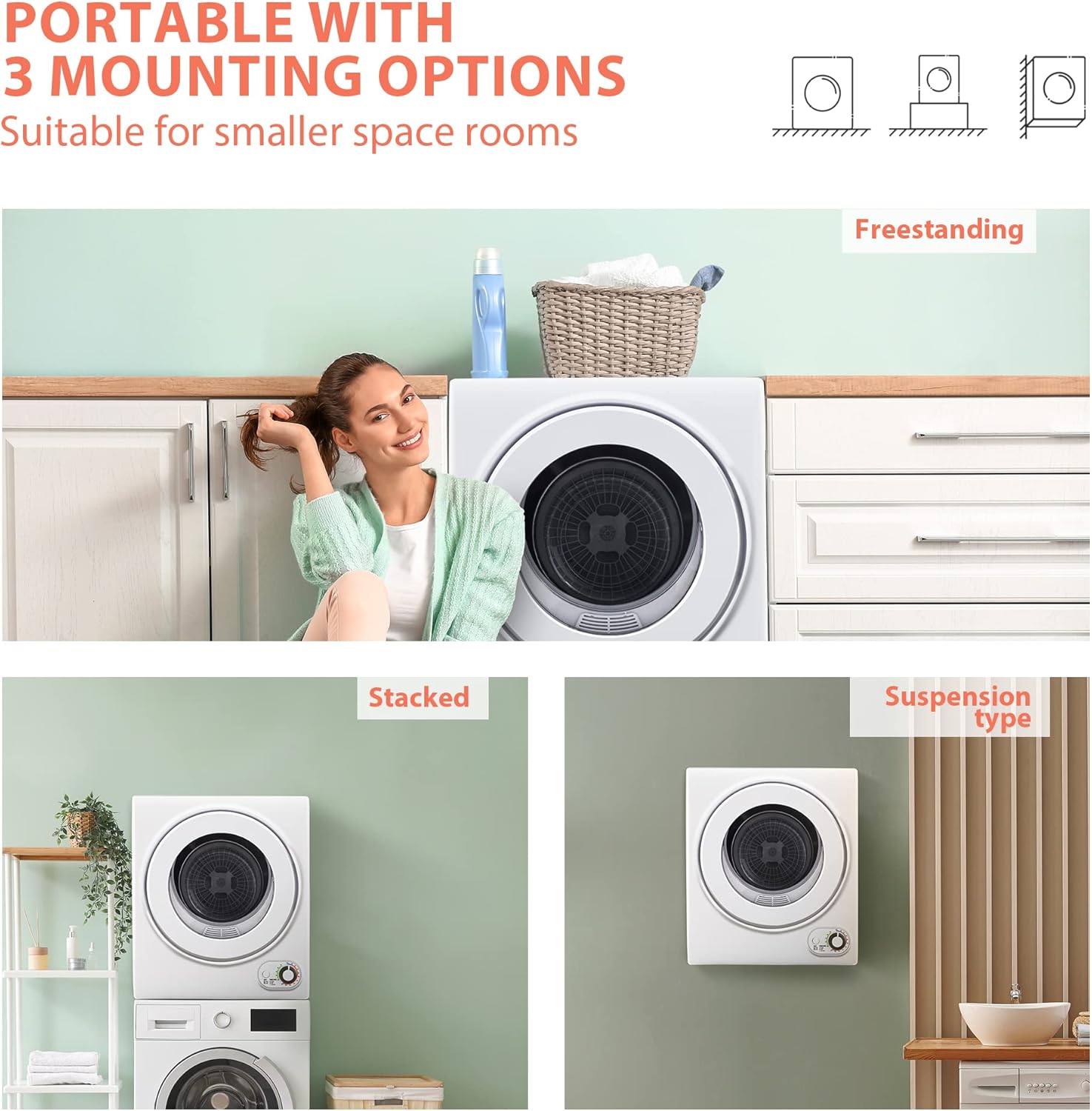 Meet the Euhomy 110V Portable Clothes Dryer